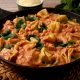 receita de massa cremosa com frango e espinafre
