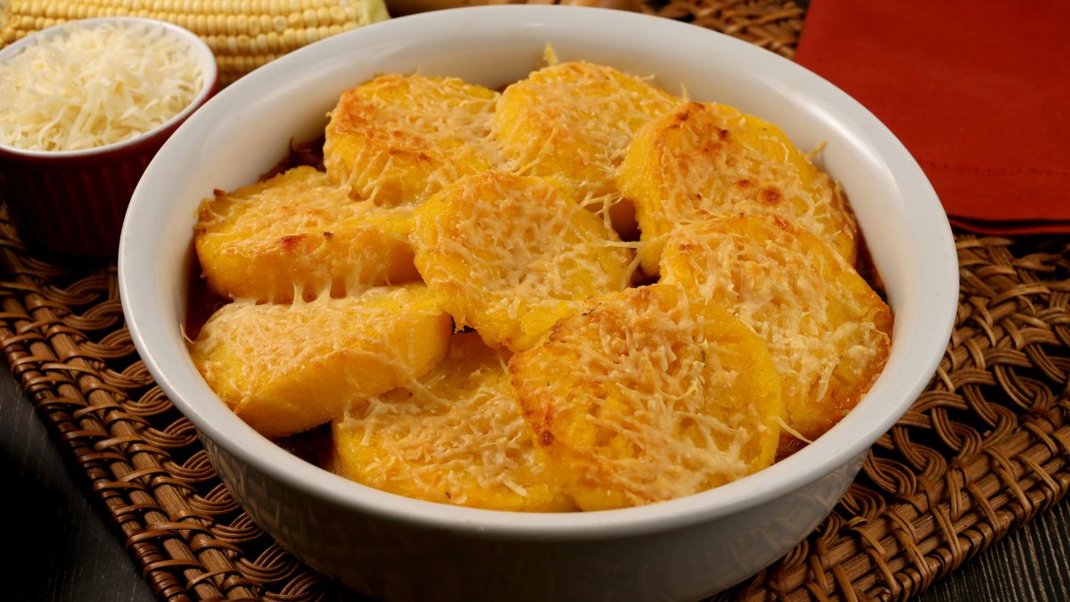 receita de petisco de polenta