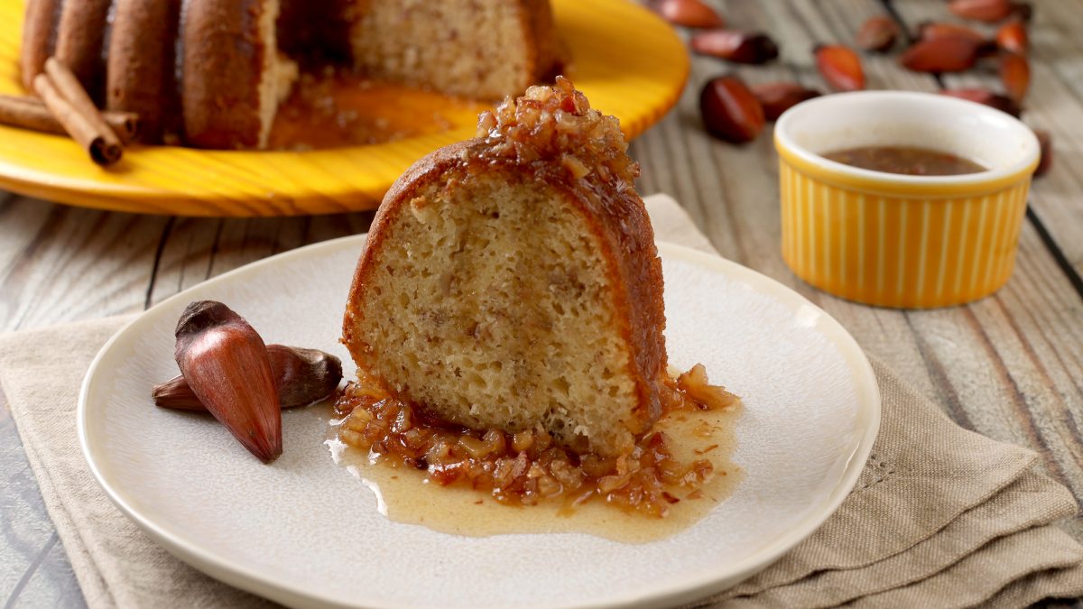 receita de bolo de pinhão