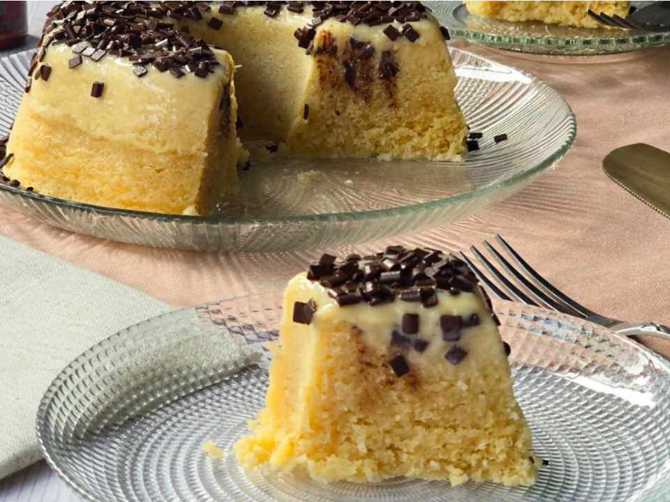 receita de brigadeirão branco de micro ondas