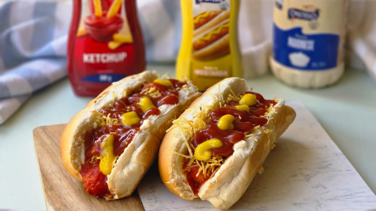 receita de cachorro quente com salsicha caseira
