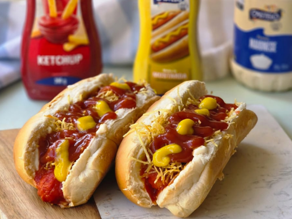 receita de cachorro quente com salsicha caseira