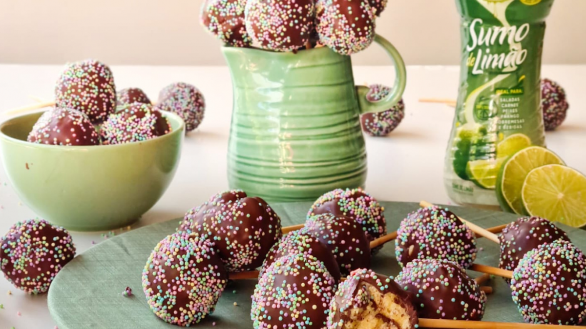 receita de cake pop de limão