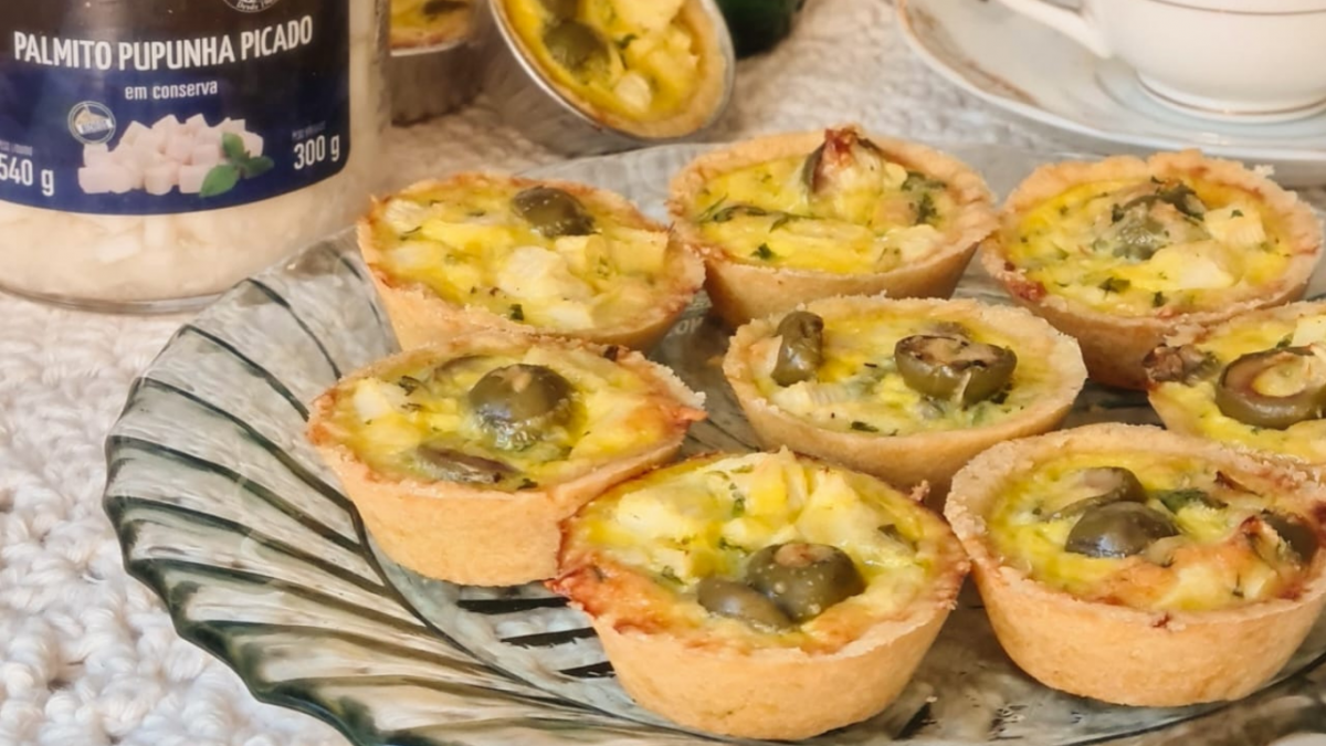 receita de empadinhas de palmito da vovó