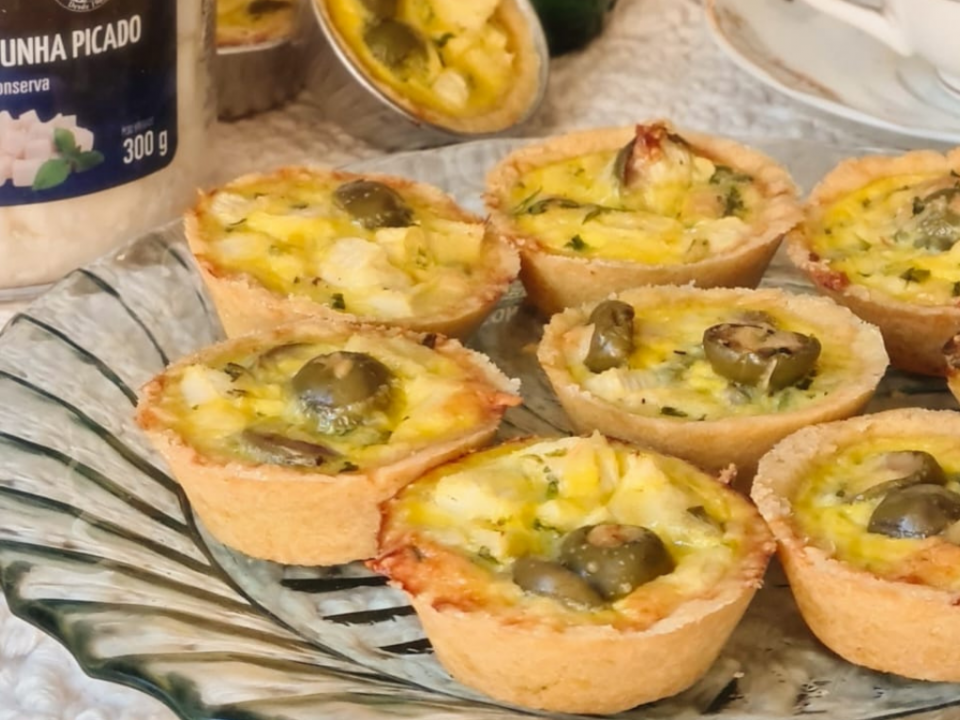 receita de empadinhas de palmito da vovó