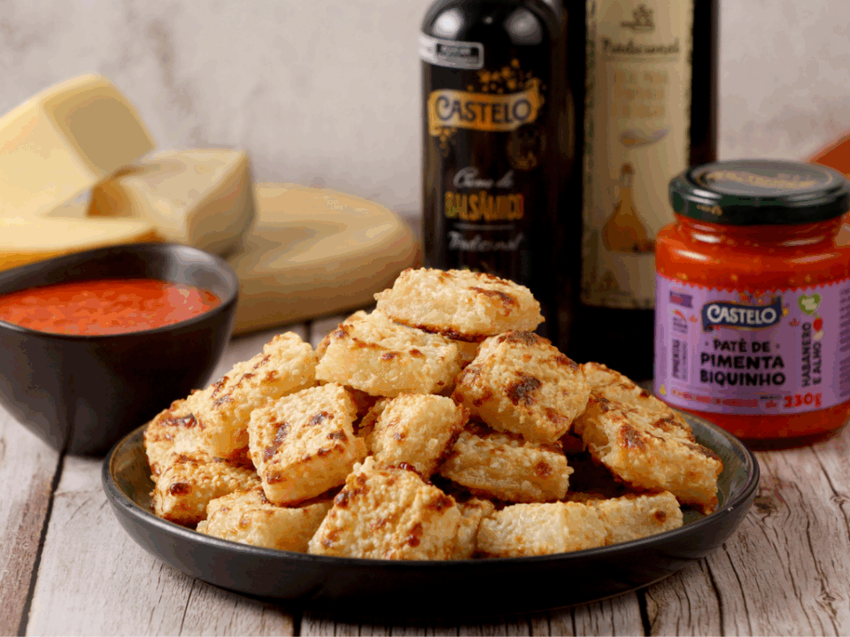 receita de dadinhos de tapioca 3 queijos