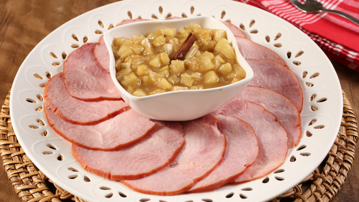 receita de tender com chutney de abacaxi