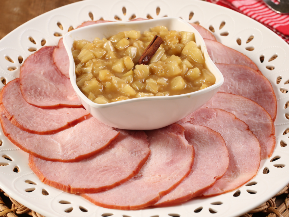 receita de tender com chutney de abacaxi