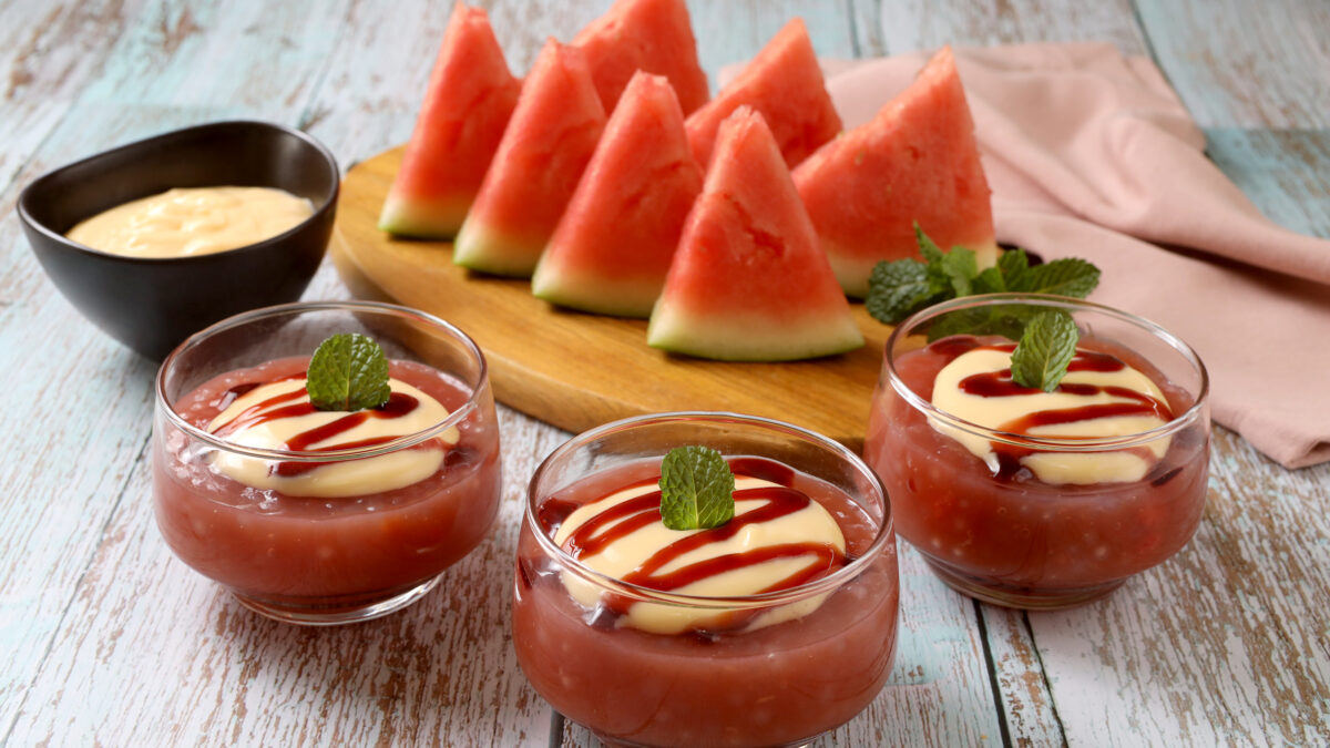 receita de sagu de melancia