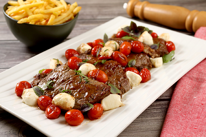 receita de contra file caprese