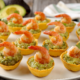 receita de tortinhas de milho com guacamole e camarao
