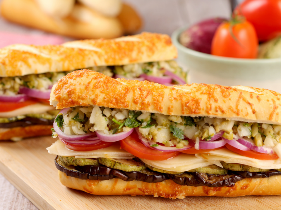 receita de sanduiche em camadas