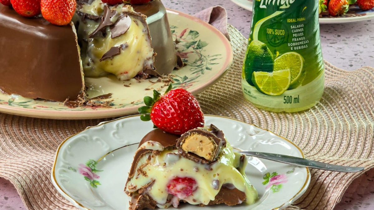 receita de trufa de limão tamanho família