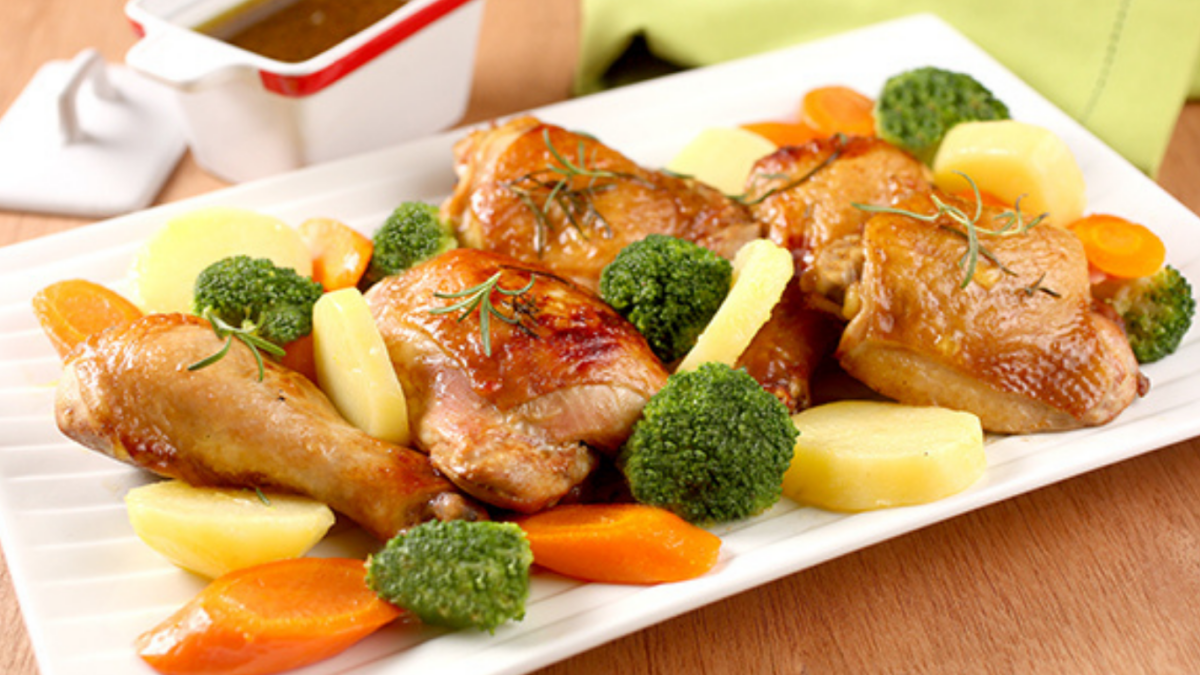 receita de frango marinado ao forno
