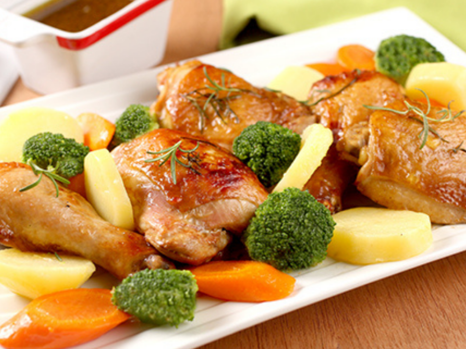 receita de frango marinado ao forno