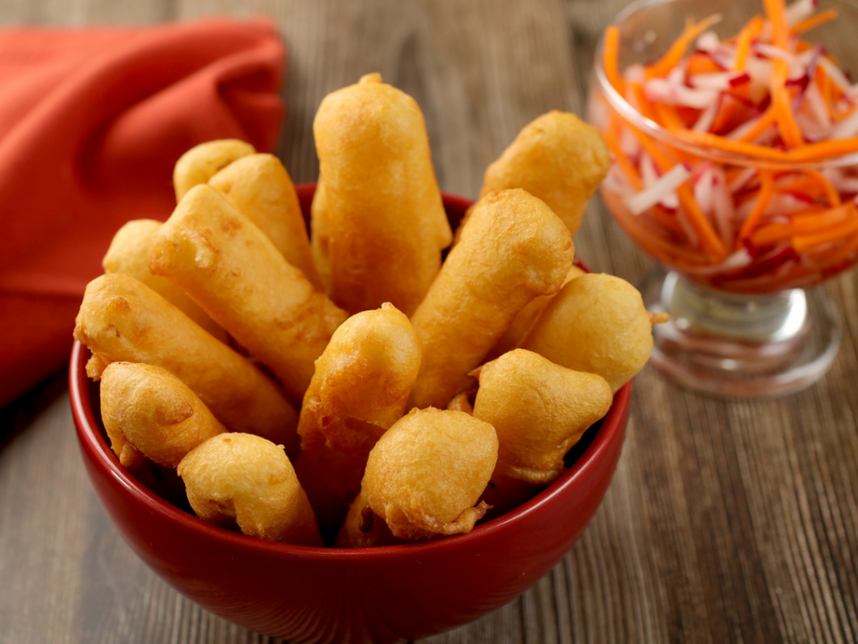 receita de tempura de palmito