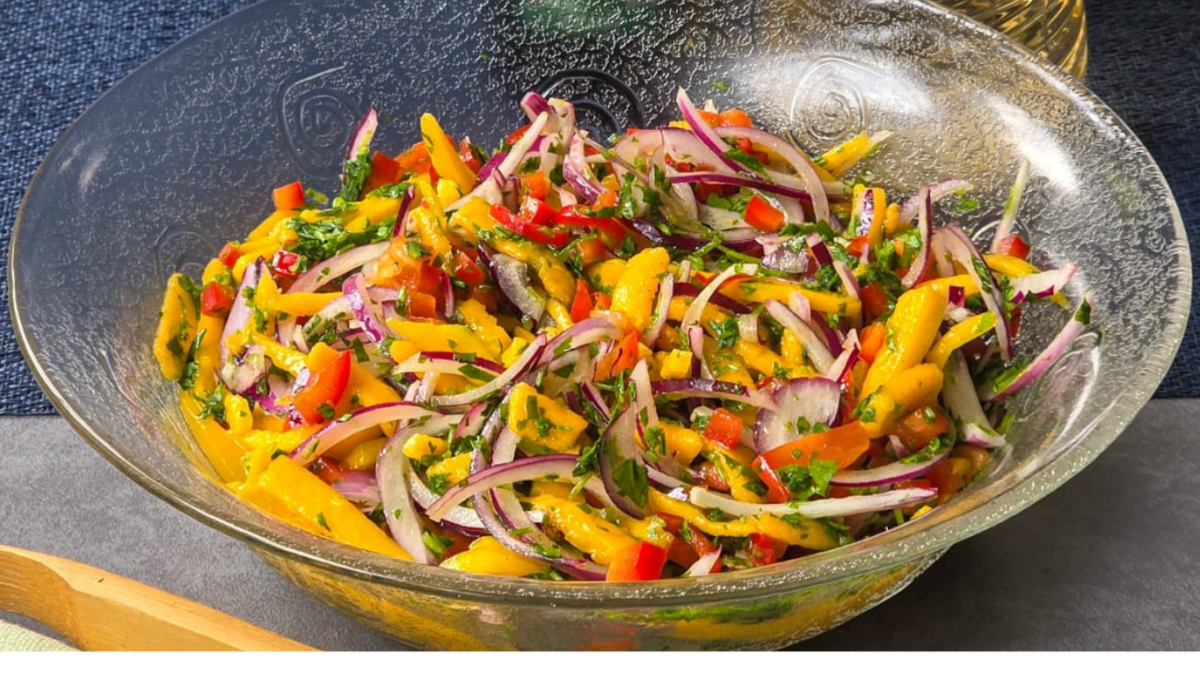 receita de salada de manga tipo ceviche