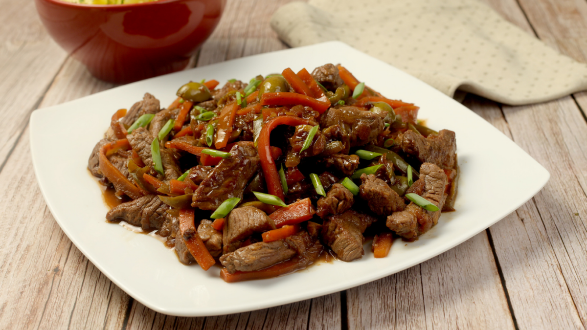 receita de beef da mongolia
