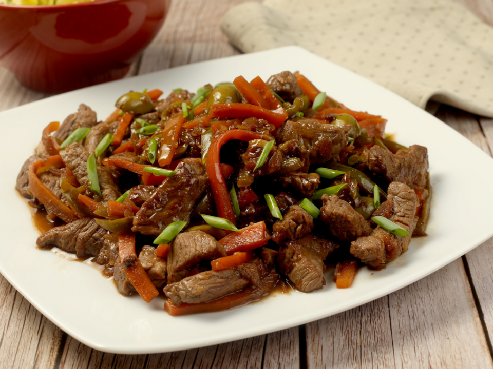 receita de beef da mongolia