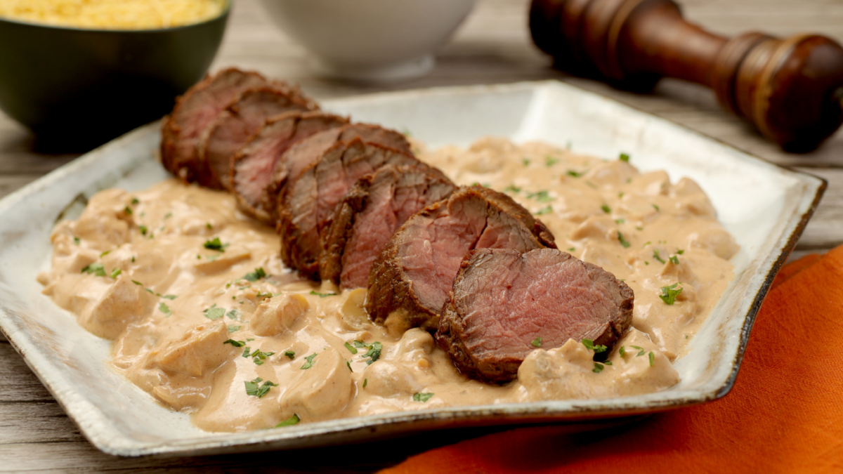 receita de rosbife estrogonofe