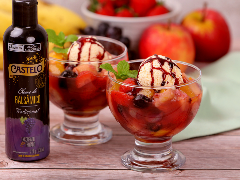 receita de salada de frutas no forno