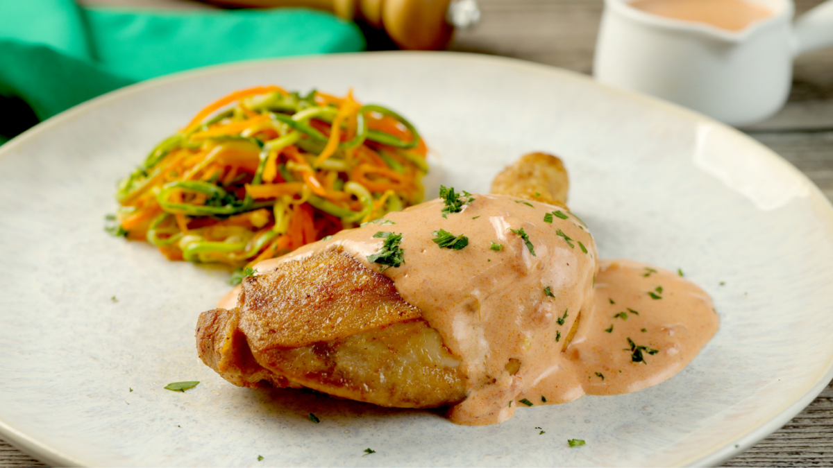 receita de frango ao molho cremoso