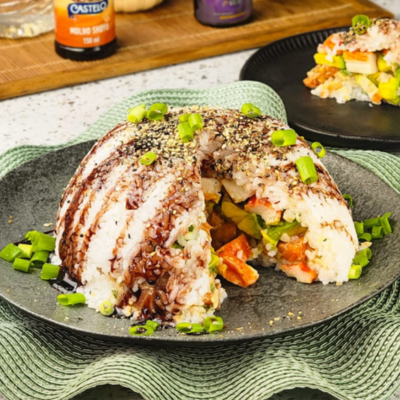 receita de bolo de sushi