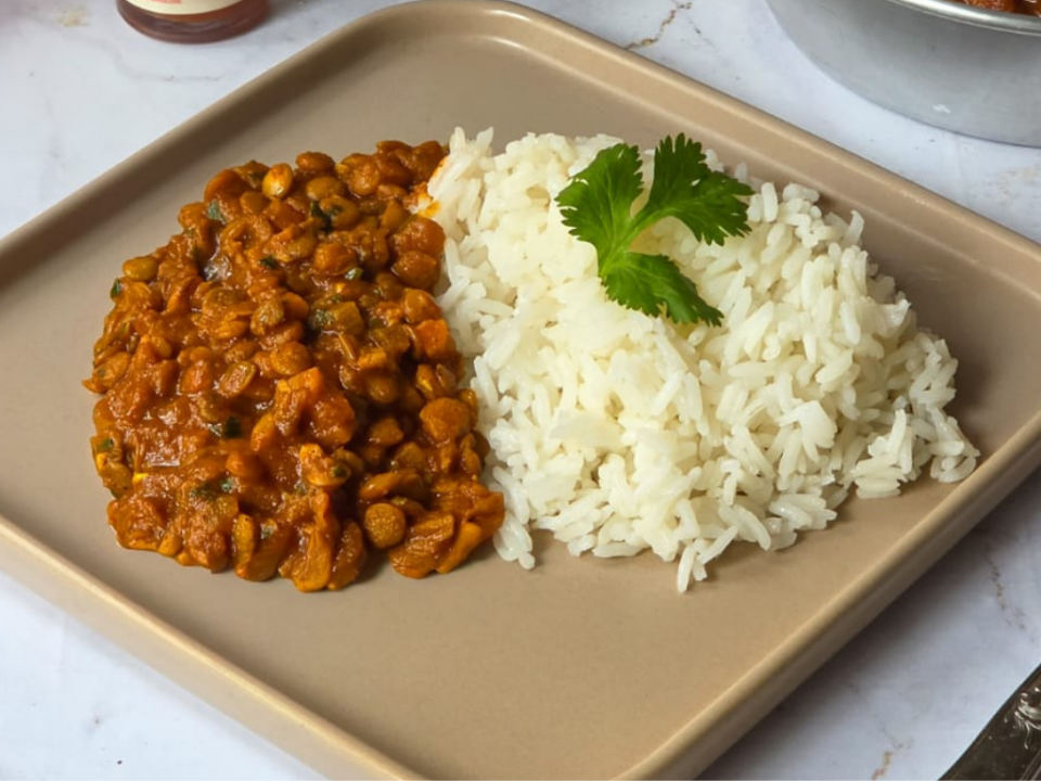 receita de curry de lentilha
