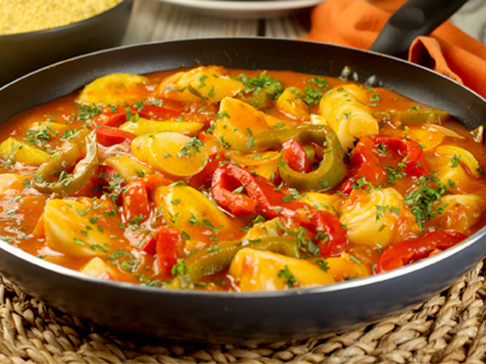 receita de moqueca de palmito e banana da terra