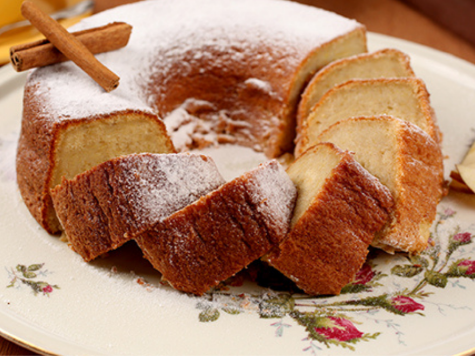 receita de bolo de maçã com canela e especiarias