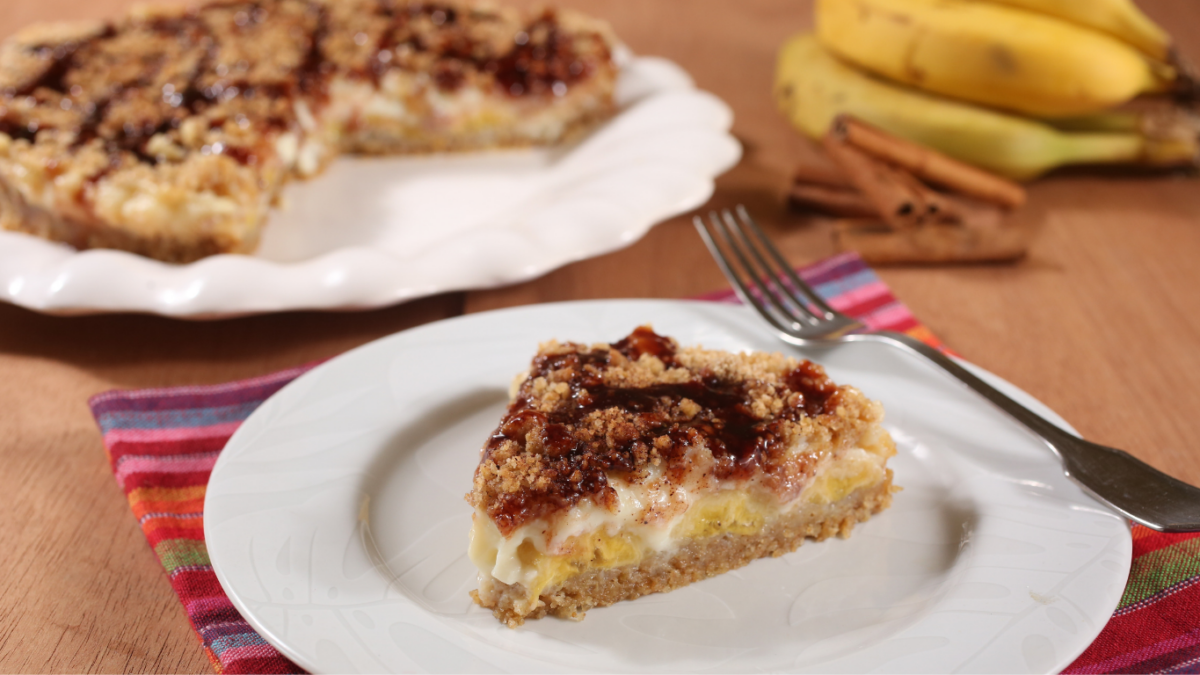receita de torta quente integral de banana