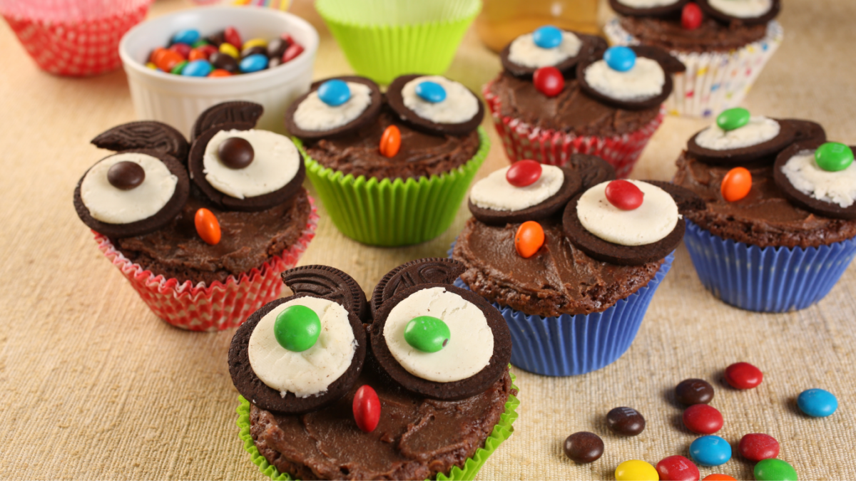 receita de cupcake de corujinha