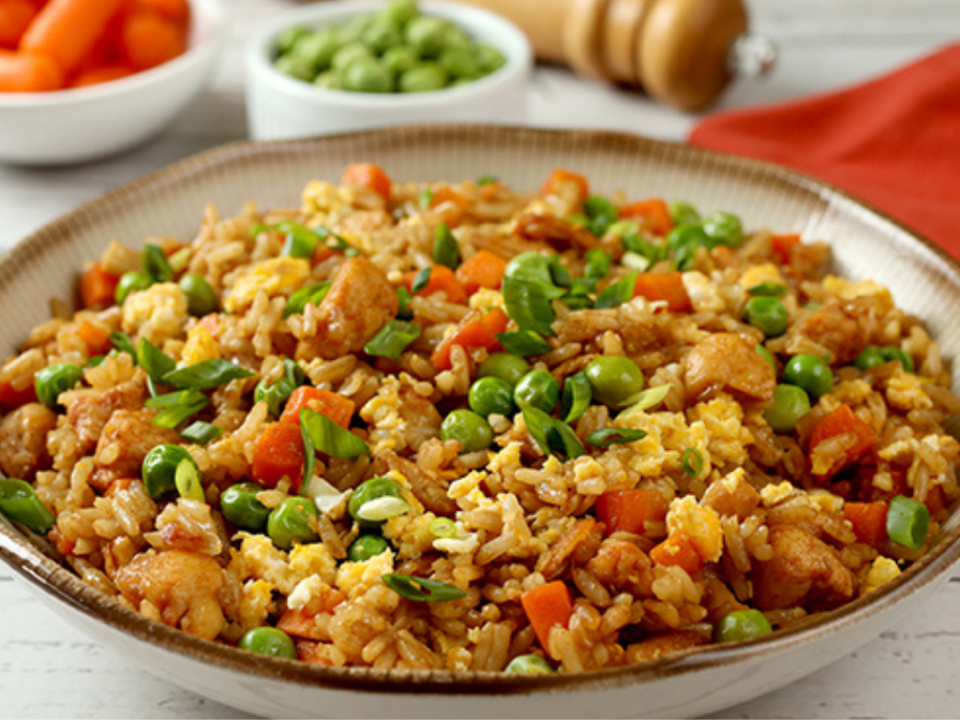 receita de fried rice com frango