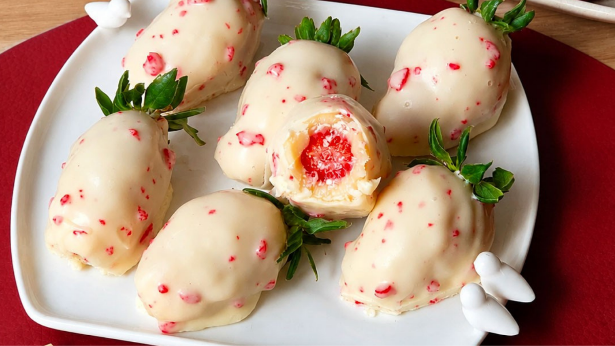 receita de morangos cravejados