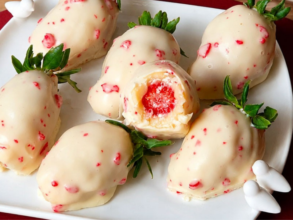 receita de morangos cravejados