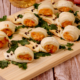 receita de caracois de folhados de frango com queijo