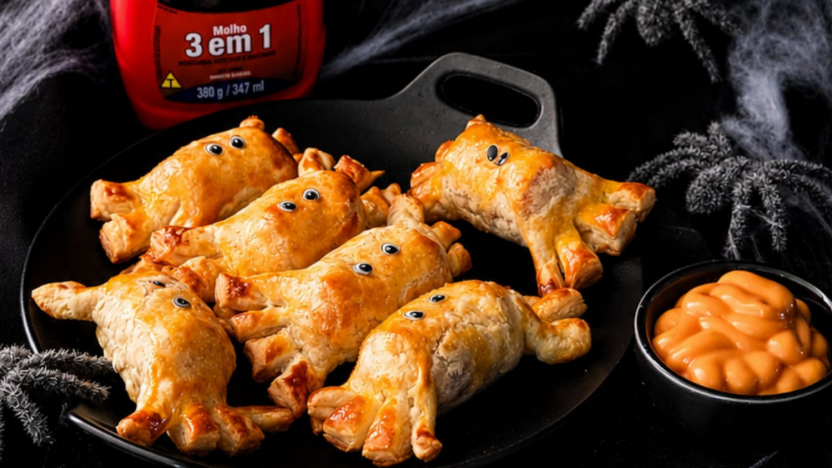 receita de folhados de halloween