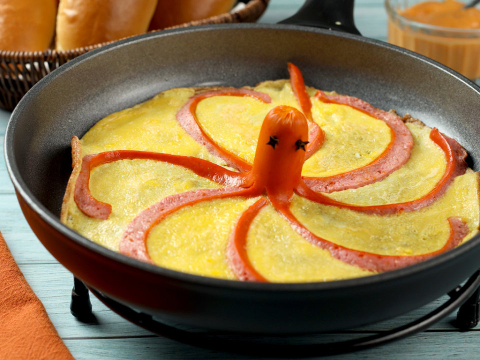 receita de omelete do polvo